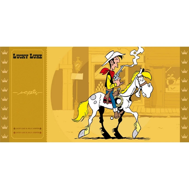 Collectible CK Golden Ticket Lucky Luke (Riding On Jolly Jumper)