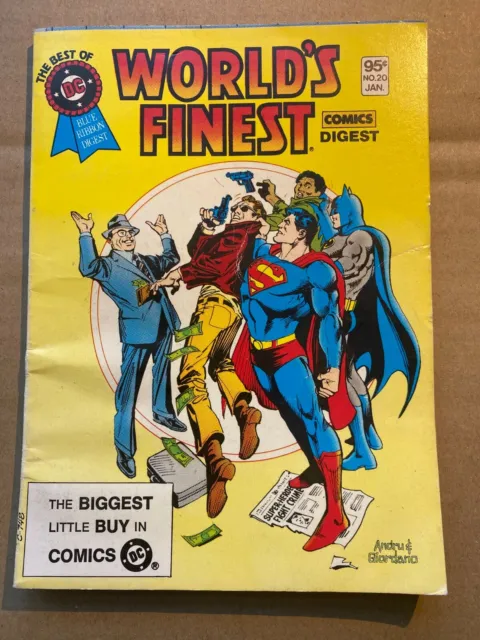 BLUE RIBBON DIGEST #'20 World's Finest - DC Comics 1982 FN