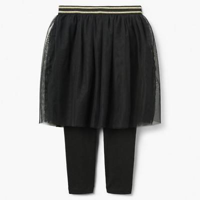 NWT Gymboree Tutu Tulle Skirt Leggings Many Sizes Girls Black 4,14