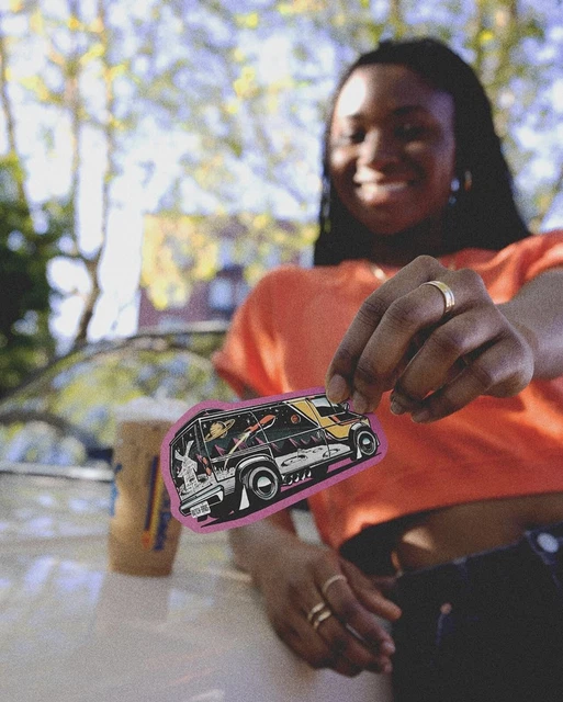 *NEW* DUTCH BROS Sticker September 2022 Space Van 5.00 PicClick