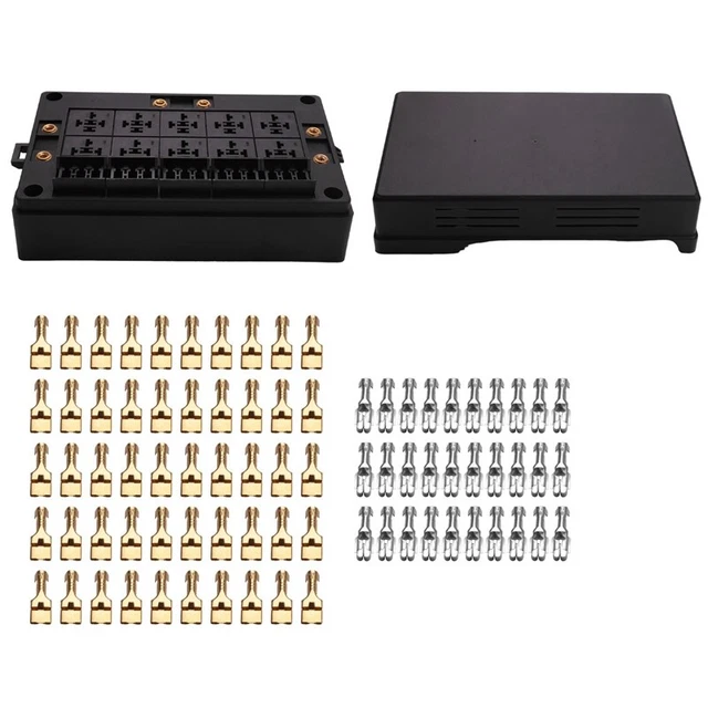 Base relè auto scatola nera 18 vie supporto fusibile per automotive Mar S7P3