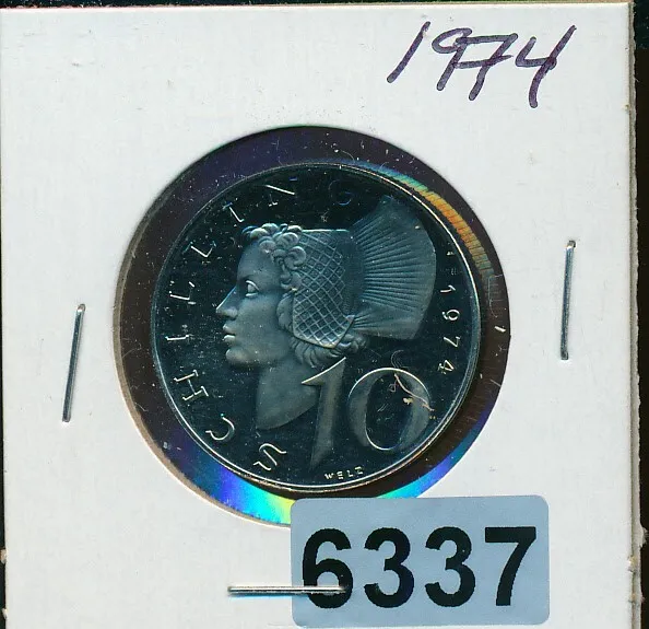 Austria  - 1965 Silver  - 10 Shillings - Proof (3) #22