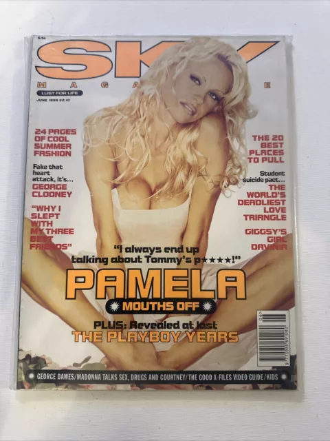 SKY Magazine June 1996 - Pamela Anderson. MINT BAGGED CONDITION