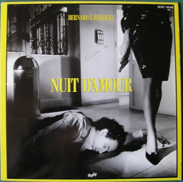 Bernard Lavilliers	" Nuit d'amour "  33t  LP  1981   Ex-NM / Ex