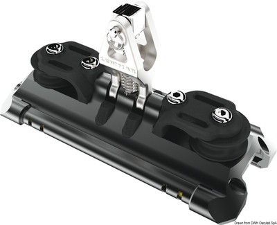 Lewmar Chariot Genoa 2 Sur Crayons Avec Loquet Marque Lewmar 68.734.02 