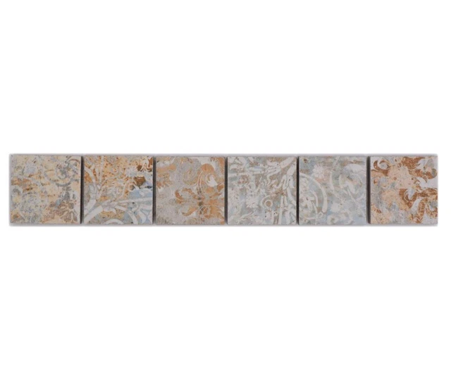 10x bordi a mosaico bordo vintage sabbia mix chiaro