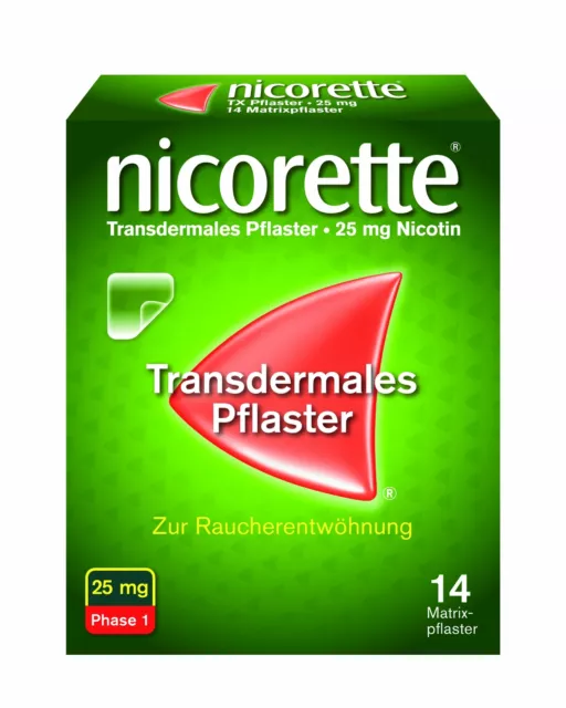 NICORETTE TX Pflaster 25 mg, 14 Pflaster, PZN: 03273690