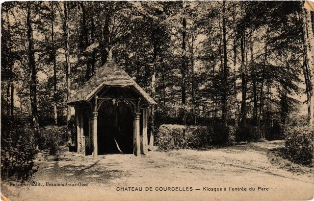 CPA AK Chateau de COURCELLES - Kisque a l'Entrée du Parc (380553)