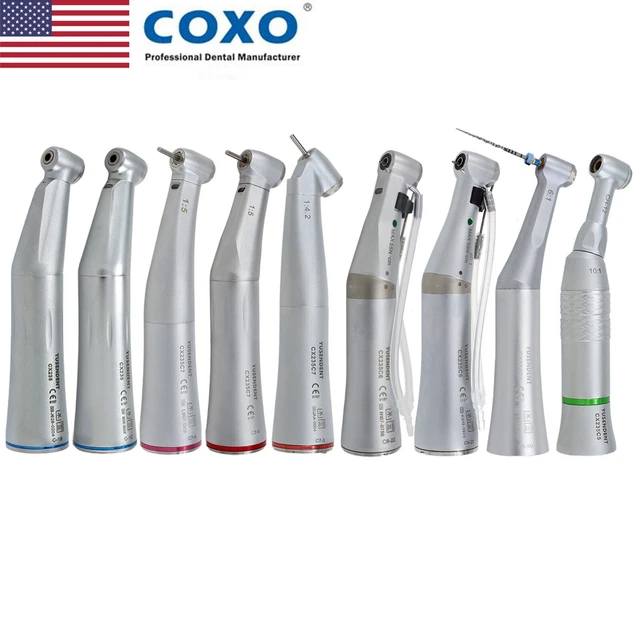 COXO Dental 1:1 1:5 10:1 20:1 6:1 Contra Angle Handpiece Electric Implant Endo