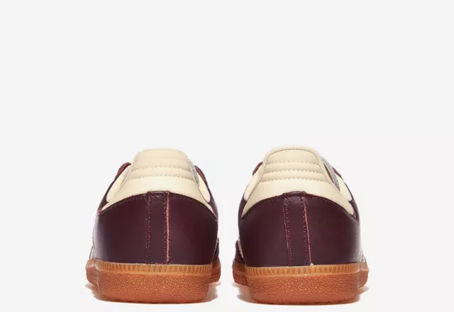 Adidas originals Women's SAMBA Sneakers MAROON GUM ID0477 2