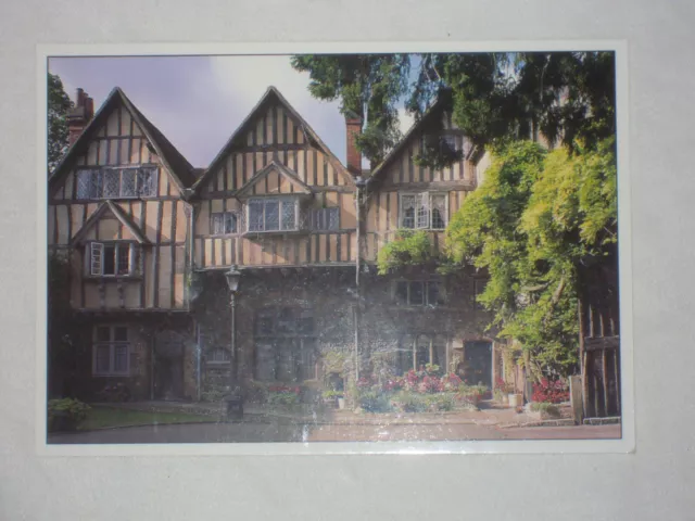 Ak Postcard England's Landscape: Half Timbered Houses, Photo: Bob Croxford, rar