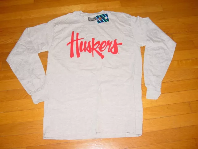 Univ NEBRASKA HUSKERS Cornhuskers long sleeve T-Shirt NEW TAG sz.... XLarge   XL