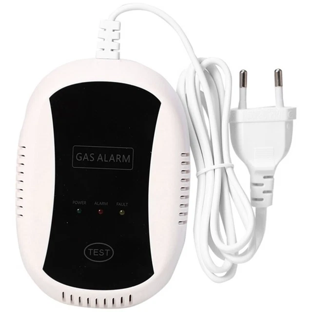 Detector inalámbrico de gas natural, alta sensibilidad, 80 DB, advertencia, 433 MHz, Home S G4S9