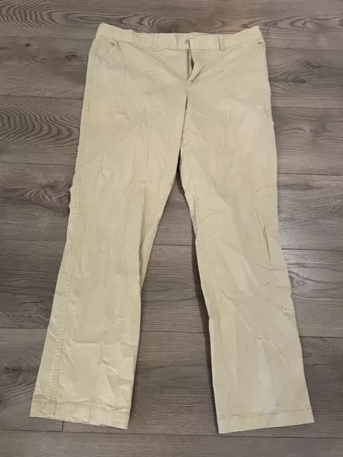 Gap Womens Straight Khaki Pants Size 14 Tan