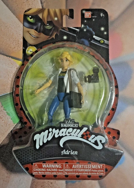 Miraculous Adrien Action Figure 6" inch Bandai Ladybug 2016 No Doll Moc Rare