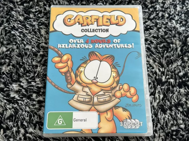 Garfield Collection 4 Hours 9 Episodes 3 Disc Set Animated / AUS R4 DVD