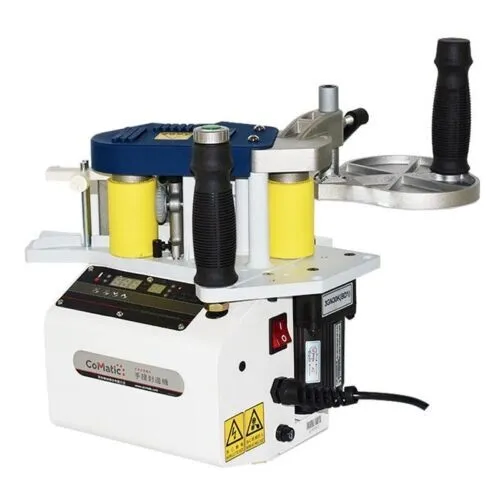 220V Manual Woodworking Curve Edge Banding Machine Bander Double Sided Gluing