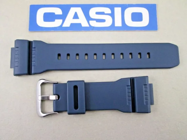 Genuine Casio G-Shock G-Rescue G-7900-2 watch band navy blue rubber resin