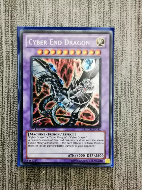 Carte Yu-Gi-Oh - Cyber End Dragon - LCGX-EN182 - Secret rare - Version Anglaise