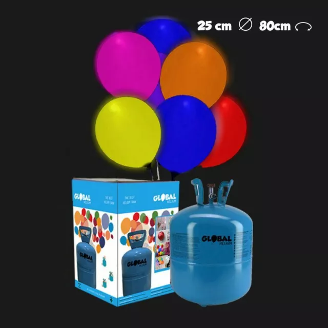Bouteille d'hélium 30 ballons - Aux 1001 fêtes