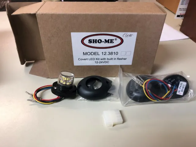 SHO-ME Model 12.3810 Covert LED Kit w/Built in Flasher 12-24VDC