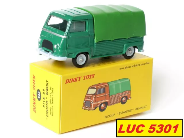 Renault Estafette Pick-Up Verte  #563 N°21 De La Série 1 Dinky Toys / Atlas