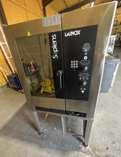 LAINOX Sapiens Commercial 10 Grid Electric Combi Oven with Stand - USED