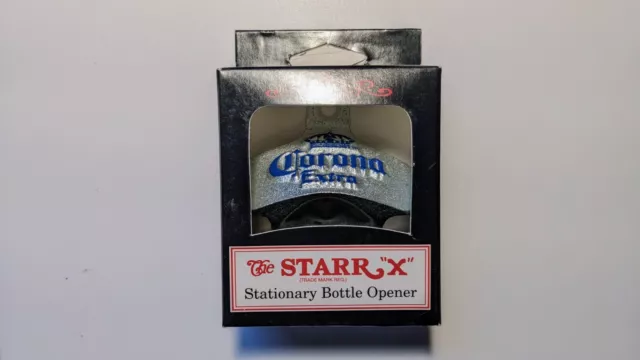 VINTAGE - Cast Iron Wall Mount Corona Extra Bottle Opener STARR X