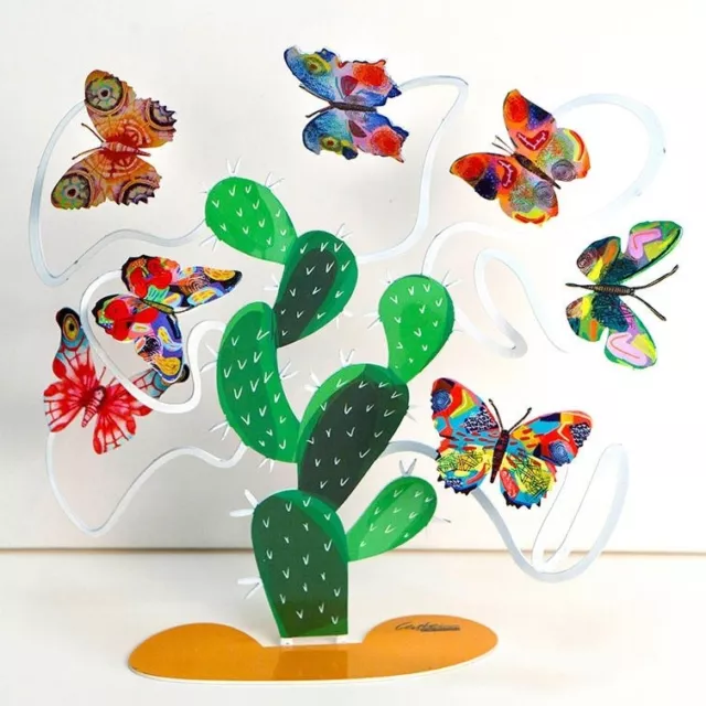David Gerstein Pop Art Mariposas Danza Metal Escultura Corte Láser Acero