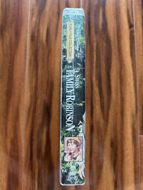 WALT DISNEY SWISS Family Robinson VHS Tape Clamshell Sealed Vintage 80s ...