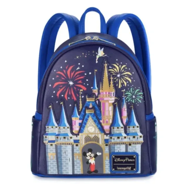 Disney Parks - Walt Disney World Cinderella Castle Mickey~Loungefly MiniBackpack
