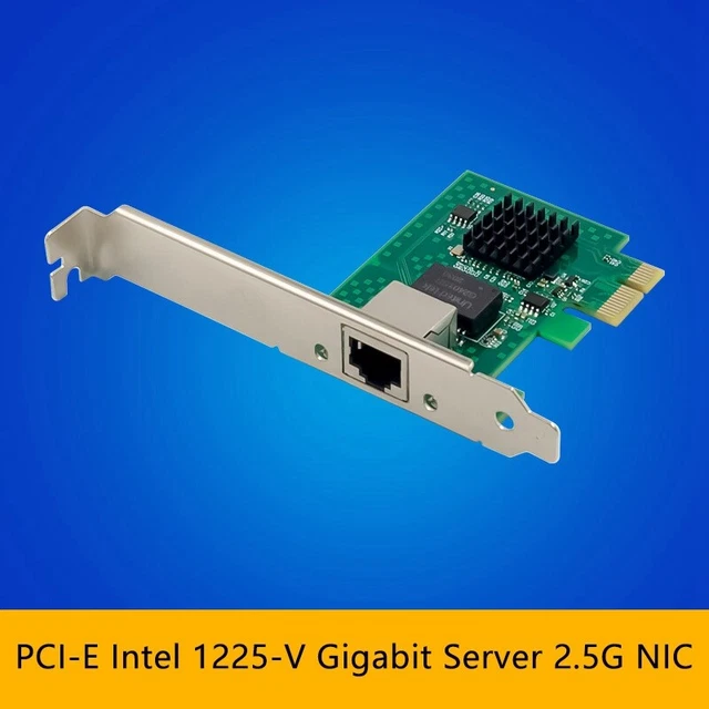 Carte RéSeau PCIE X4 2.5G Gigabit RTL8125B Carte RéSeau Ethernet 4
