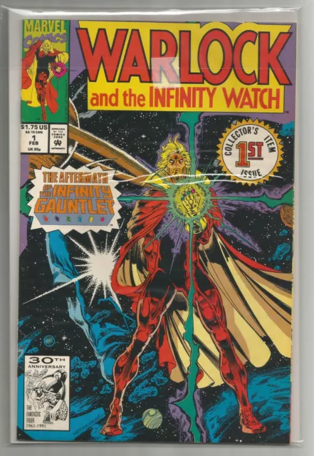 Warlock And The Infinity Watch #1 February 1992 Infinity Gauntlet