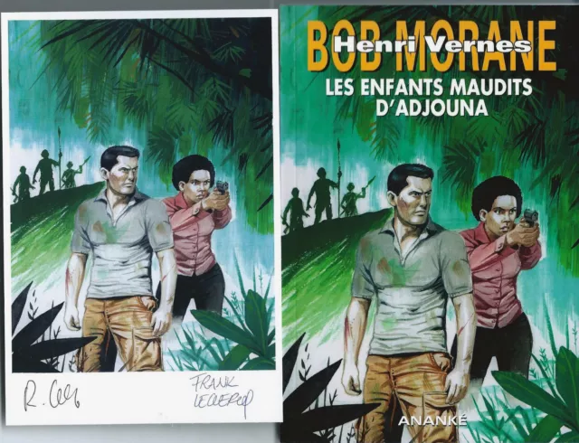 Eo Bob Morane Hc 54 Rémy Gallart + Ex Libris Signé Les Enfants Maudits D'adjouna