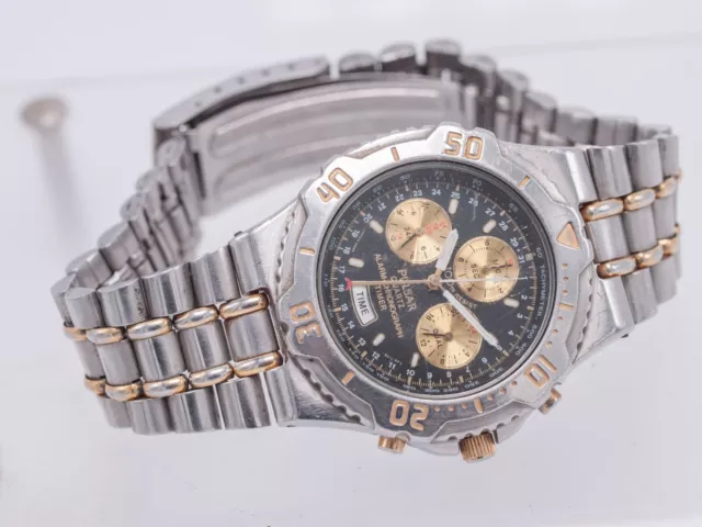 NEEDS SERVICE 1991 Pulsar By Seiko Chronograph Men s Watch n945