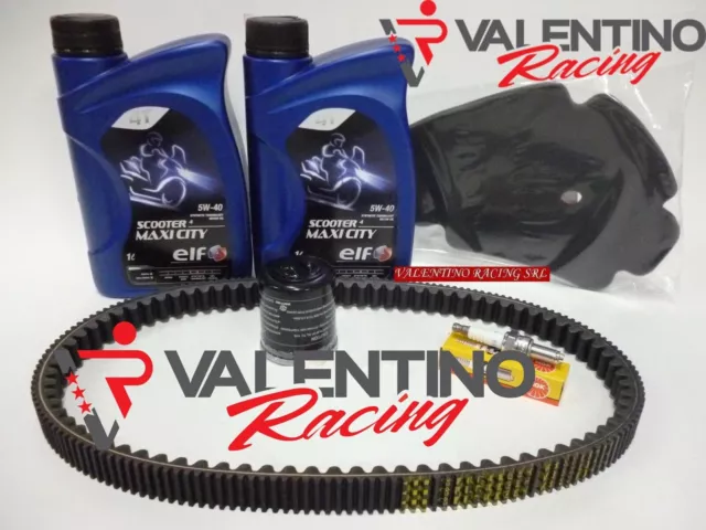 Kit Tagliando Beverly 300 -Sport Tourer Carbaby Olio + Cinghia +Filtri + Candela