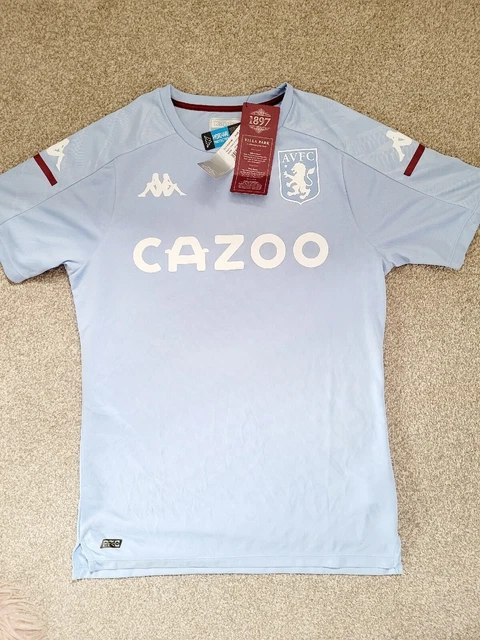Brandneu mit Etikett Aston Villa Fußballshirt Training Top Größe Medium Neu