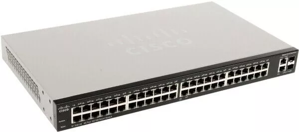 Smart Switch PoE 10/100 48 Ports Cisco Small Business SF 200-48P SLM248PT V02