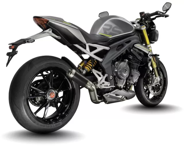 Triumph speed triple 1200 RS/RR 2021-2024 Titanium GP-R2R exhaust system 3