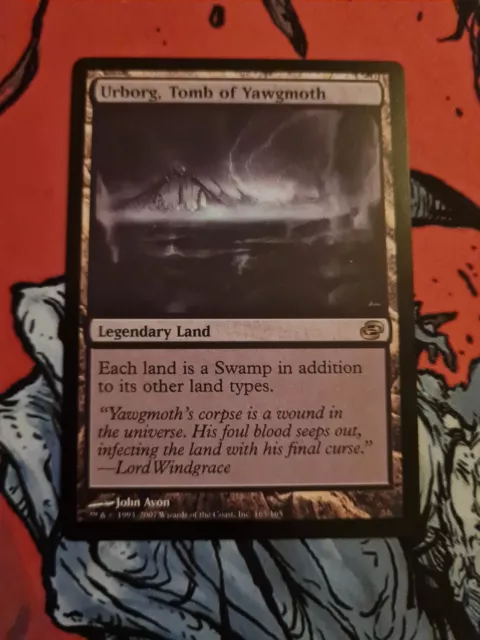 Magic The Gathering MTG Planar Chaos Urborg, Tomb Of Yawgmoth PLAYED CONDITION