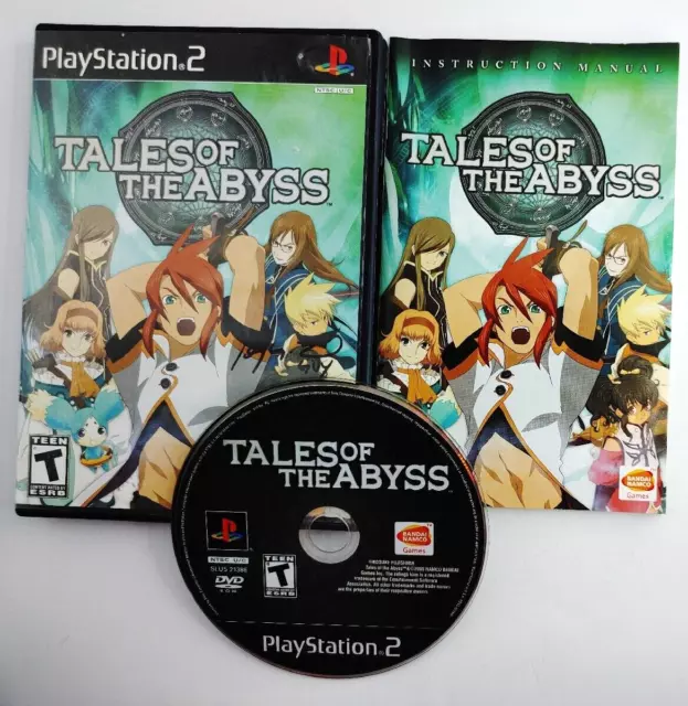Tales of the Abyss (Sony PlayStation 2 PS2, 2006) COMPLETE CIB Signed by Guy VA!