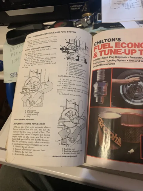 Guide de réparation et de réglage Chiltons 1969-91 Fiat 3
