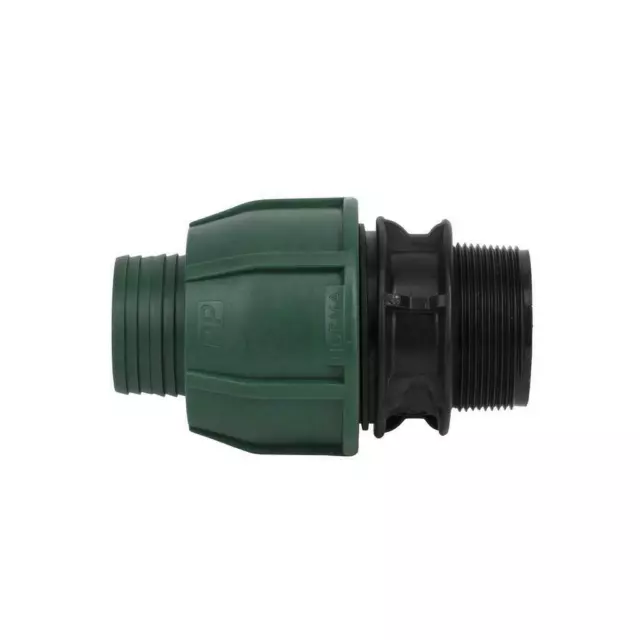 NORMA 1 1/2" RURAL B POLY PIPE JOINERx 1 1/2" MALE BSP THREAD IRRIGATION FITTING