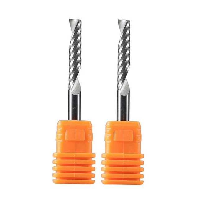 MULTI PURPOSE 4MM Single Flute Carbide Router Bits for Aluminum Pack of ...