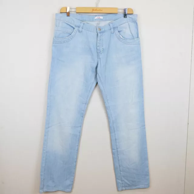 Pantalone Jeans Versace Jeans Couture Taglia 36 Uomo Logo Comodo Cotone Pratico