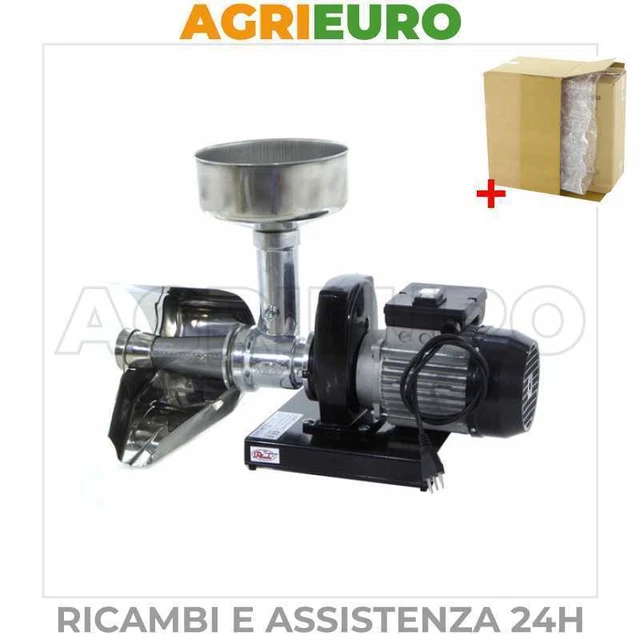 Passapomodoro Elettrico Palumbo PAVI TS - A Cinghia E Tavolo, Potenza 54W, Per Spremitura Pomodori Interi - Foto 9