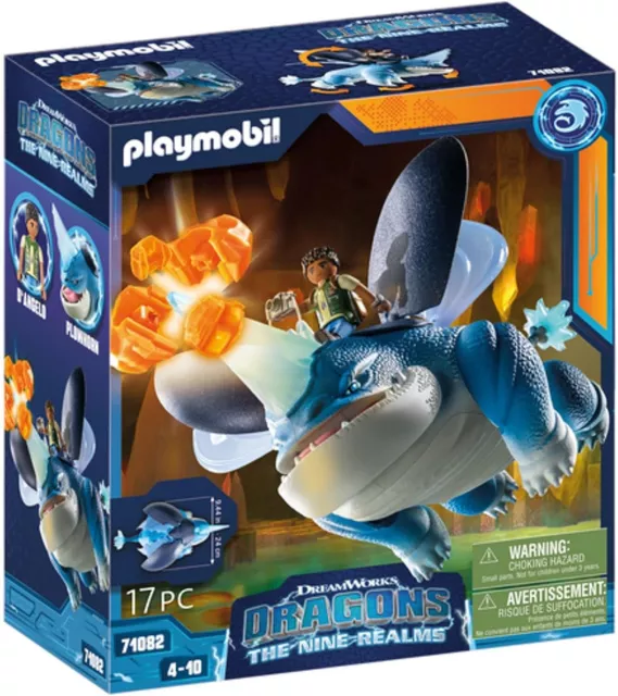 Playmobil DreamWorks Dragons 71082 Dragons: The Nine Realms Plowhorn & d'Angelo