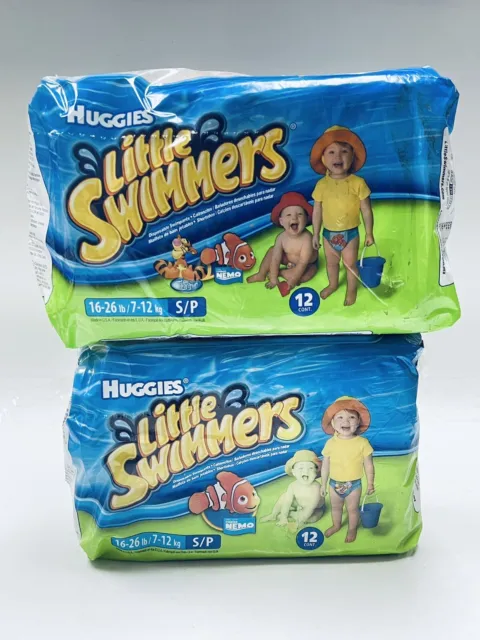 huggies little swimmers 16-26 pounds s/p 24 total count