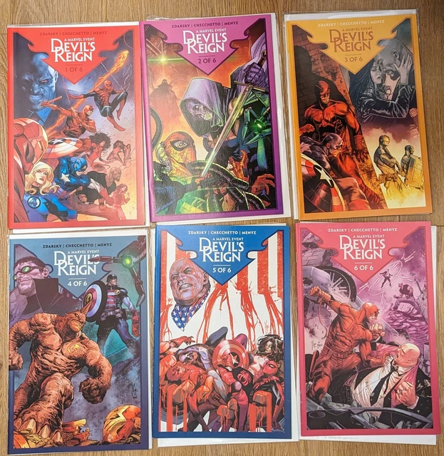 Devil's Reign #1-6 Marvel Event 2021 - Chip Zdarsky - Daredevil - NM