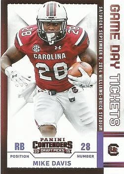 2015 Panini Contenders DP Football Game Day Tickets Pick Your Card NM-MT
